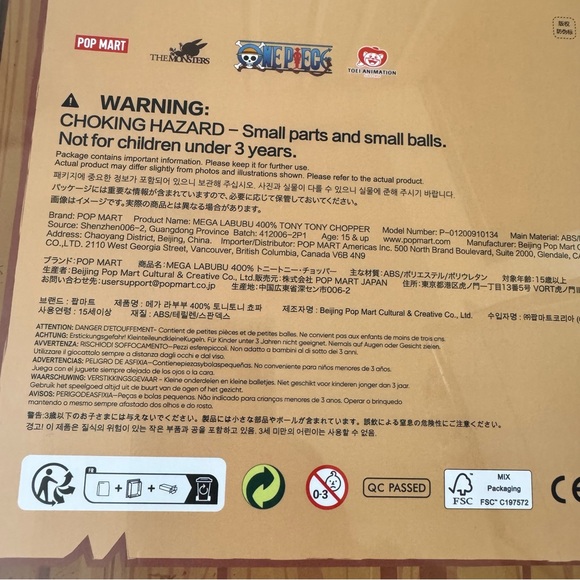 MEGA LABUBU 400% Tony Tony Chopper - Picture 8 of 9